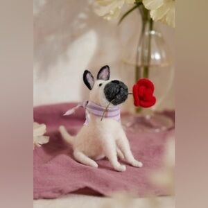 ‼️RARE‼️🎸TERRAIN🎸🔥NWT🔥Red Rose Dog Felt Critter